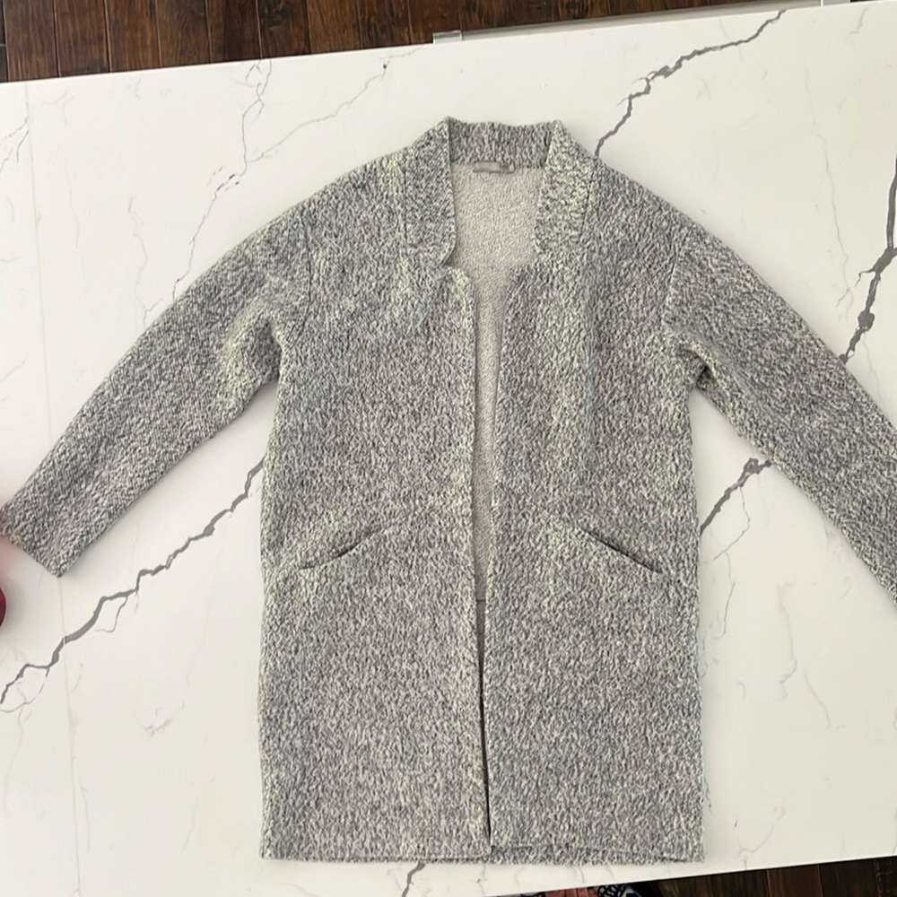 Zara Collection Pea Coat Womens Gray Pockets